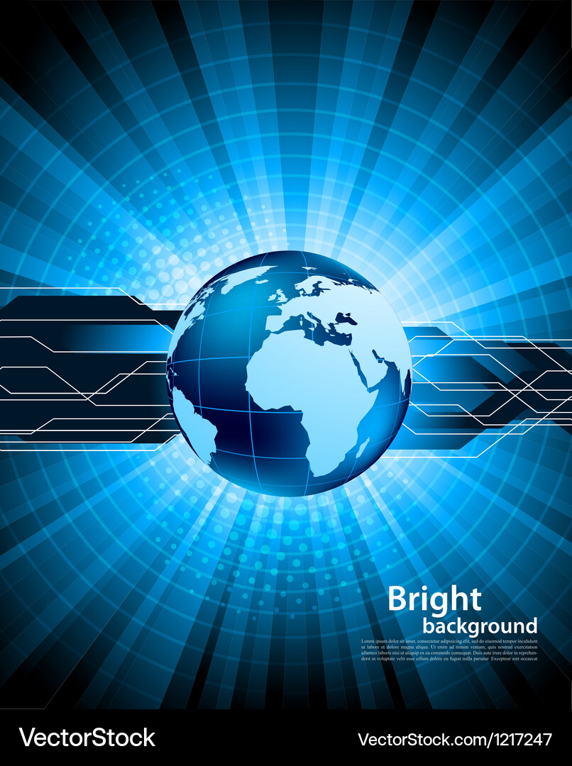 Tech background Vector Image
