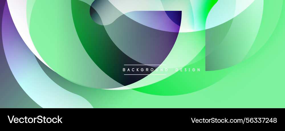 Abstract fluid shapes overlap creating vibrant Abstract fluid shapes overlap creating vibrant vector image