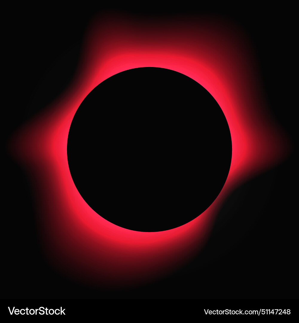 Circle illuminate light frame with color gradient Circle illuminate light frame with color gradient vector image