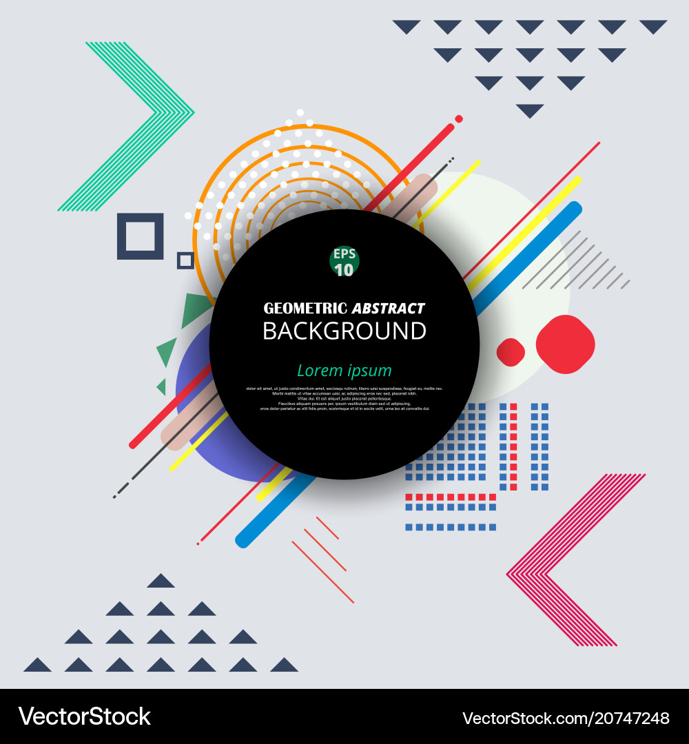 Geometric Abstract Background Pattern vector image