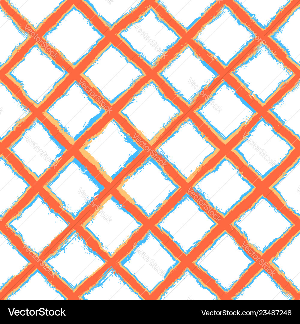 Seamless pattern created using brush strokes Seamless pattern created using brush strokes vector image