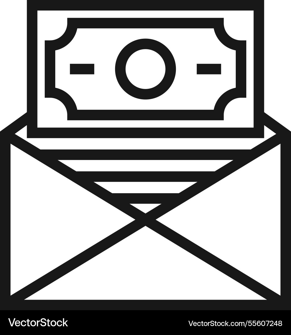 Sms transactions flat line web icon concept Sms transactions flat line web icon concept vector image