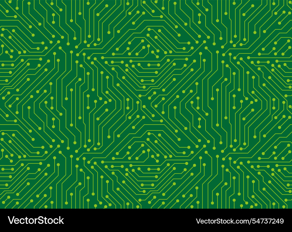 Circuit board texture background seamless pattern Circuit board texture background seamless pattern vector image