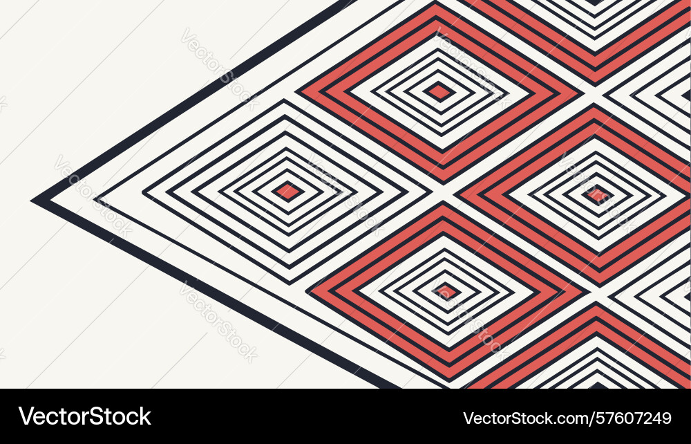 Isometric geometric square pattern abstract vector image