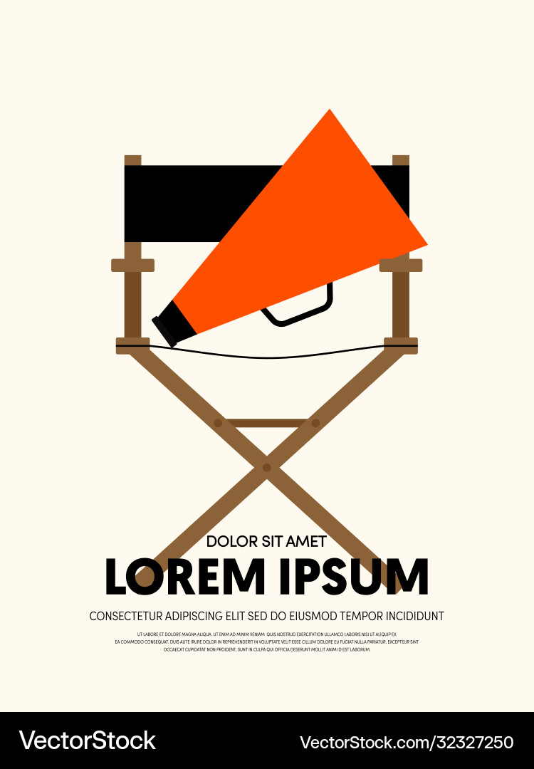 Film und Film moderne Retro Vintage Poster Film und Film moderne Retro Vintage Poster vektorbild