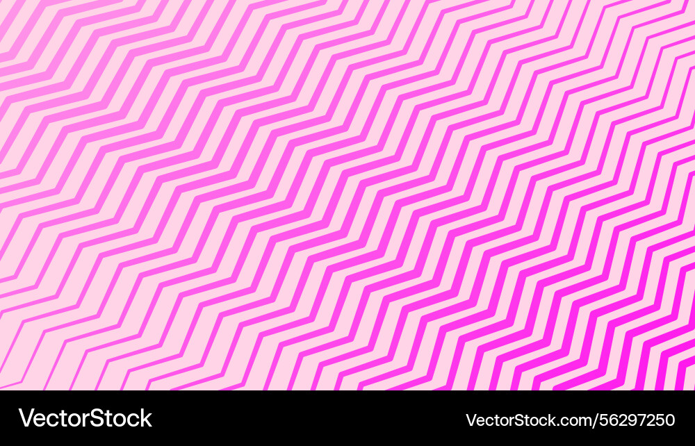 Zigzag Pink Abstract Pattern Vector Image