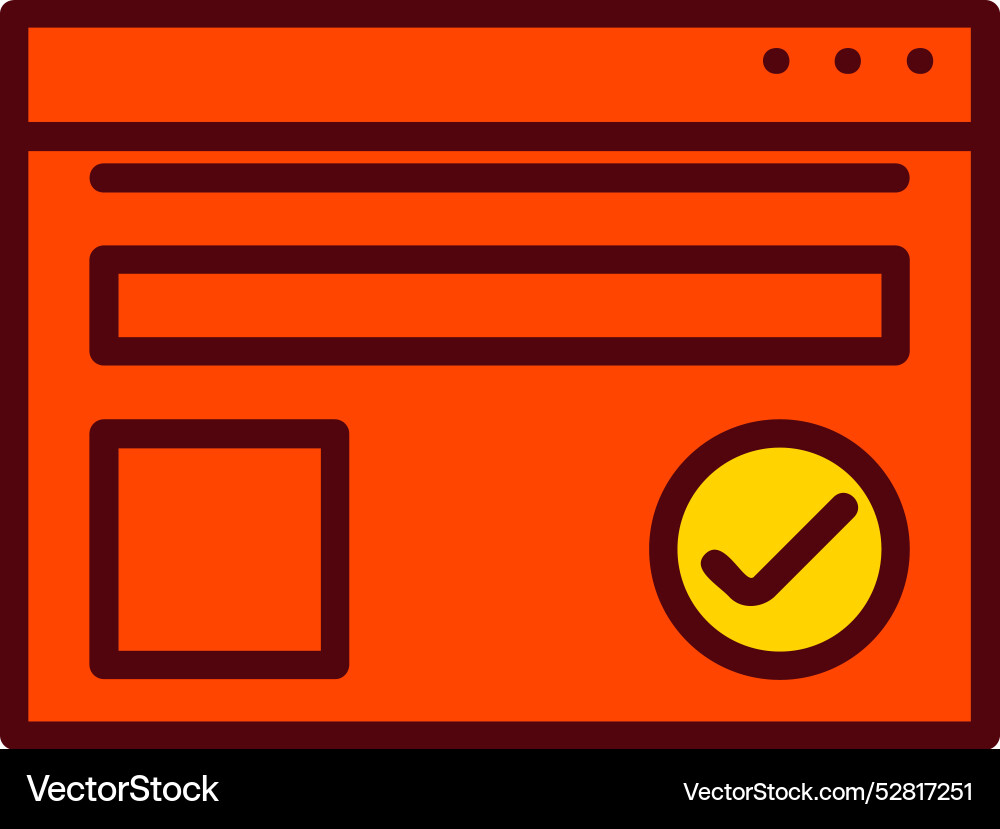 Browser icon design Vector Image