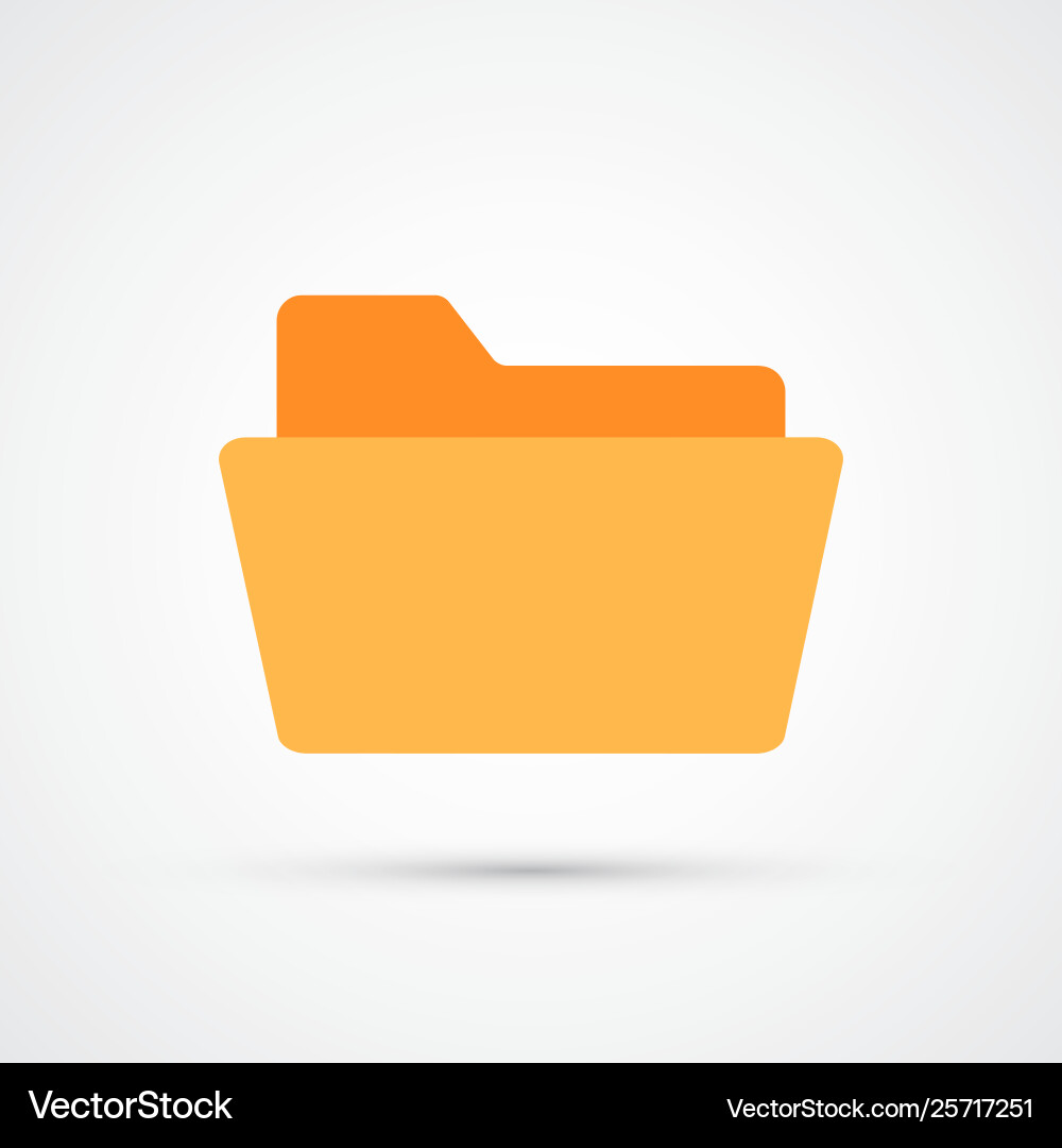 Dokumentordner trendy Symbol Dokumentordner trendy Symbol vektorbild