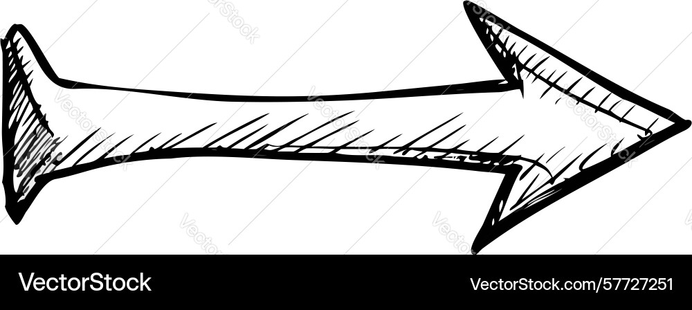 Hand-drawn left arrow icon design generative ai vector image