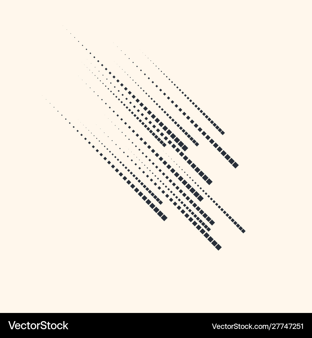 Set speed lines vector image