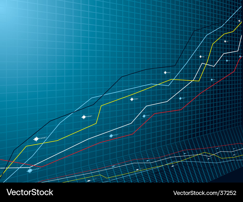 Business Performance Graph Vector Image