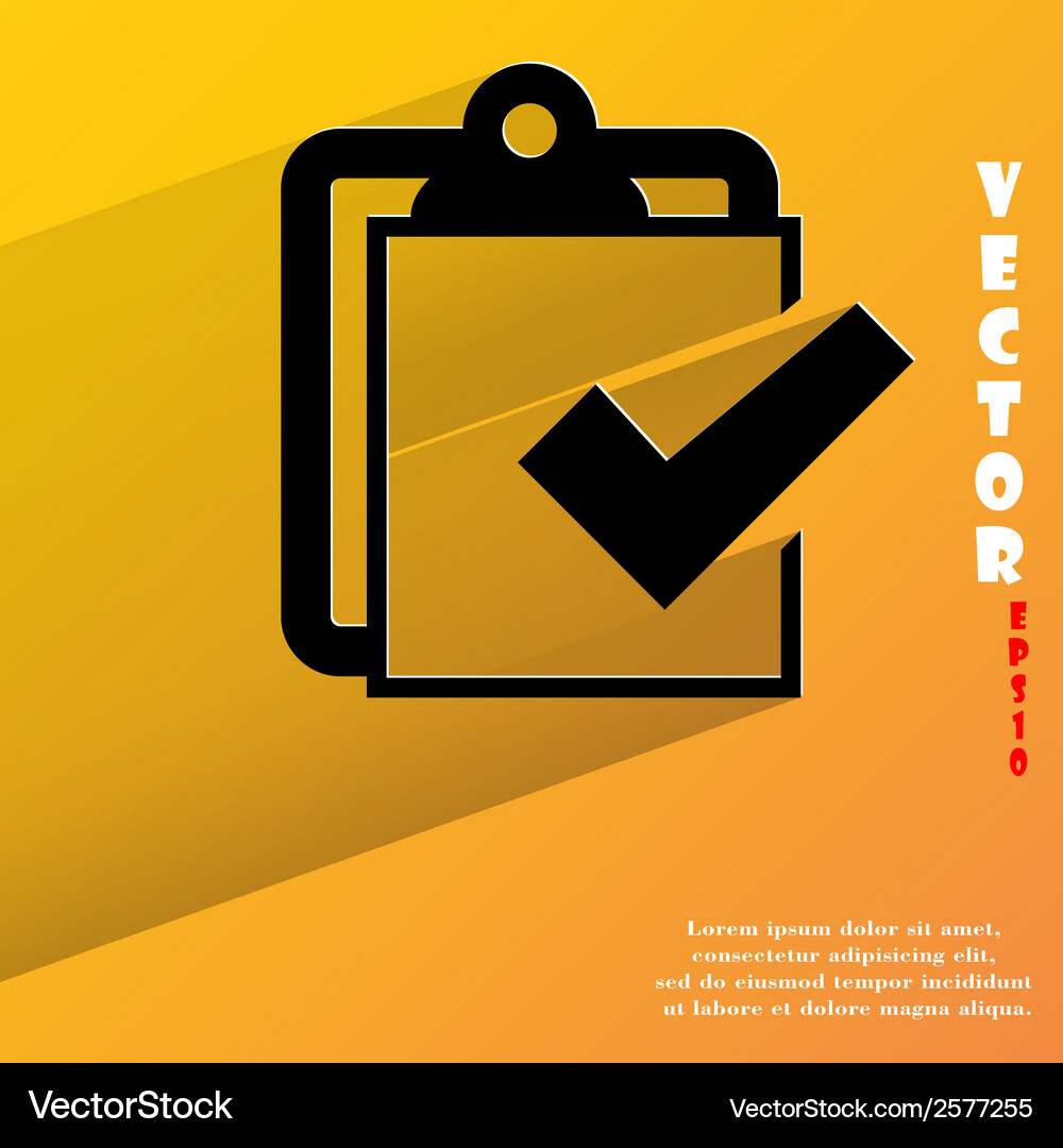 Notepad paper documents flat modern web button Vector Image