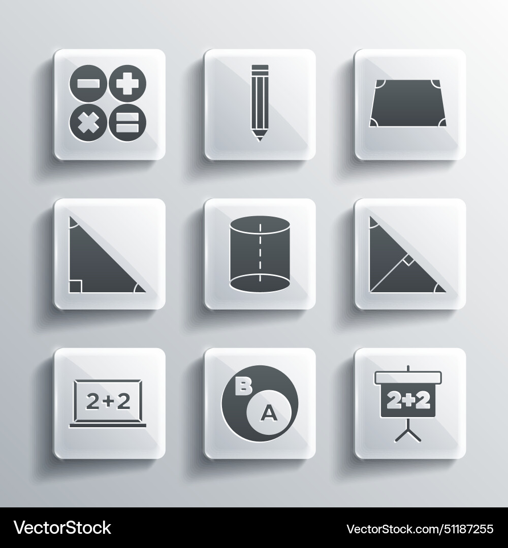 Set subsets math a is subset of b chalkboard Set subsets math a is subset of b chalkboard vector image