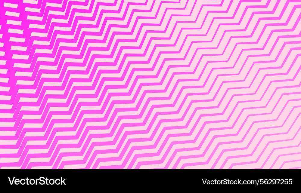 Zigzag Fuchia Abstract Pattern Vector Image