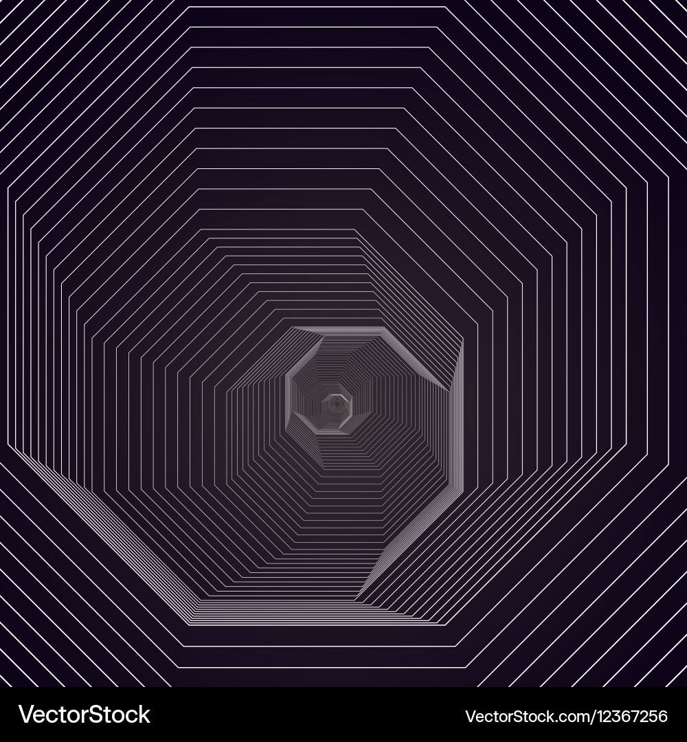 Abstract polygonal background with hexagons vector image