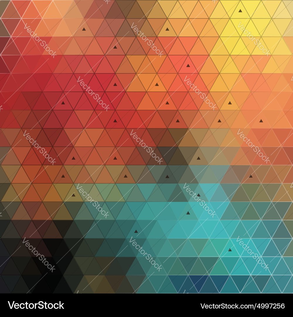 Abstract triangles background for design vector image