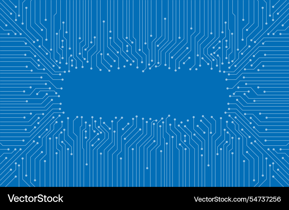 Circuit board pattern artificial intelligence Circuit board pattern artificial intelligence Vector Image