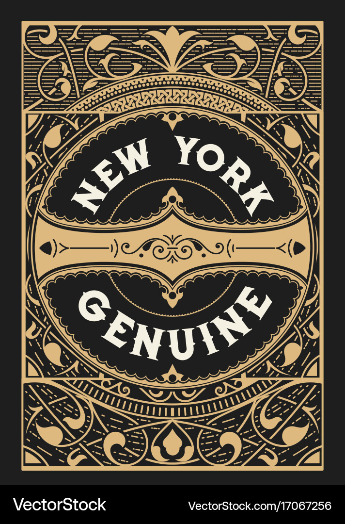 Old card design elements organized by layers vector image