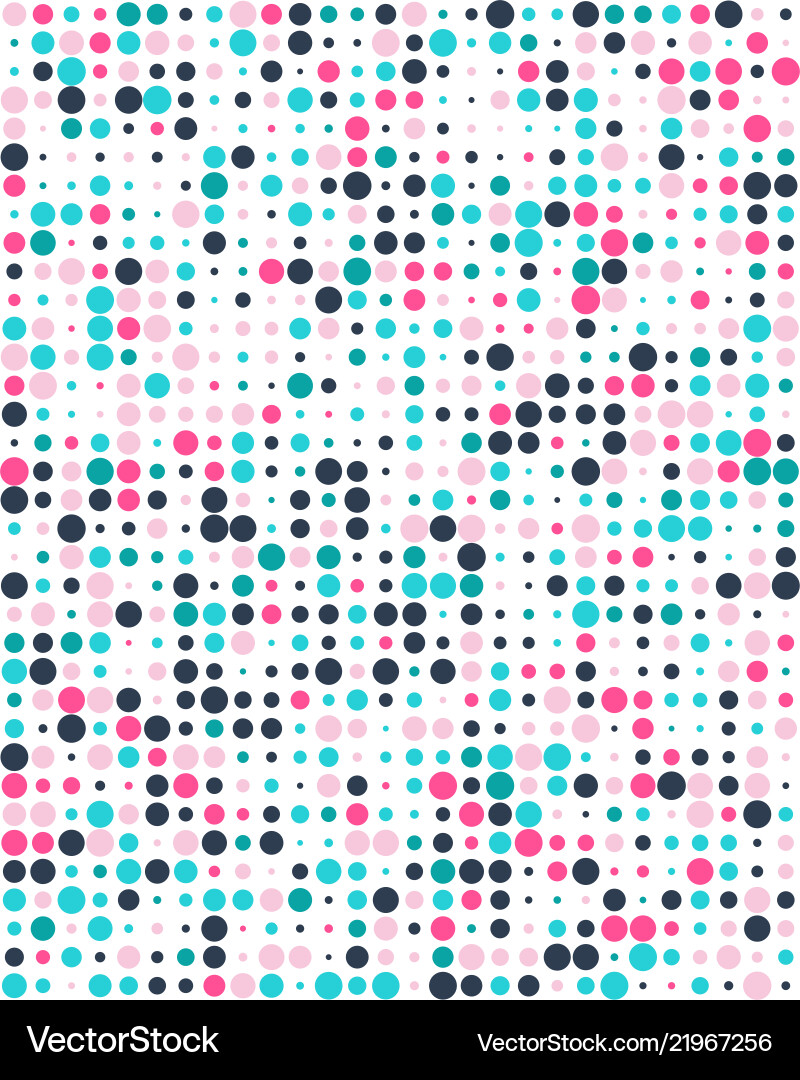 Pattern with colorful dots Pattern with colorful dots vector image