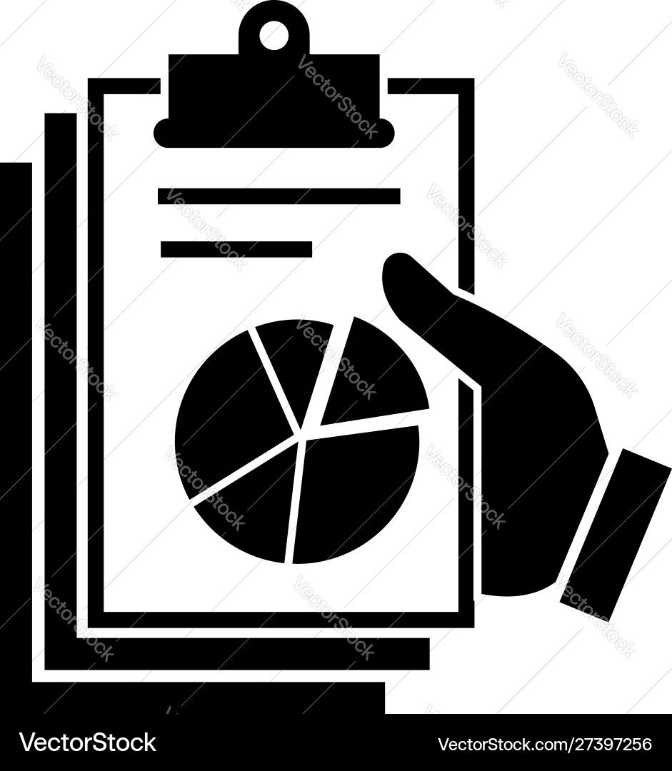 Pie chart finance report icon simple style Pie chart finance report icon simple style vector image