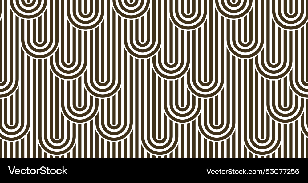 Seamless linear geometric minimalistic pattern vector image