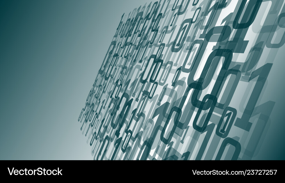Artificial intelligence database cyber security vector image