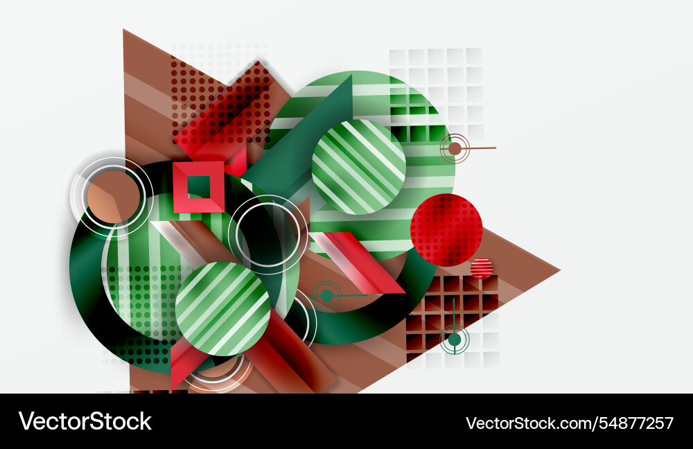 Complex geometric background with circles Complex geometric background with circles vector image