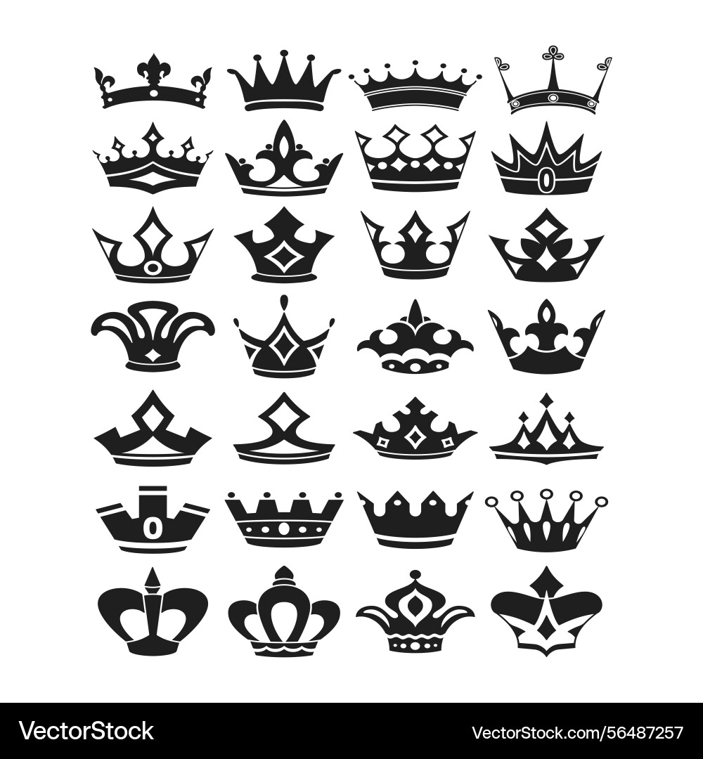 Design elements collection for crest making Design elements collection for crest making vector image