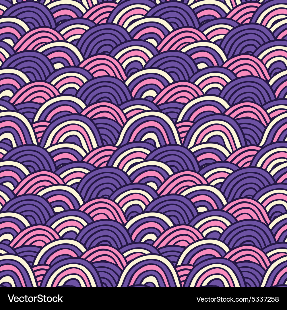 Abstract Wave Pattern Vector Image