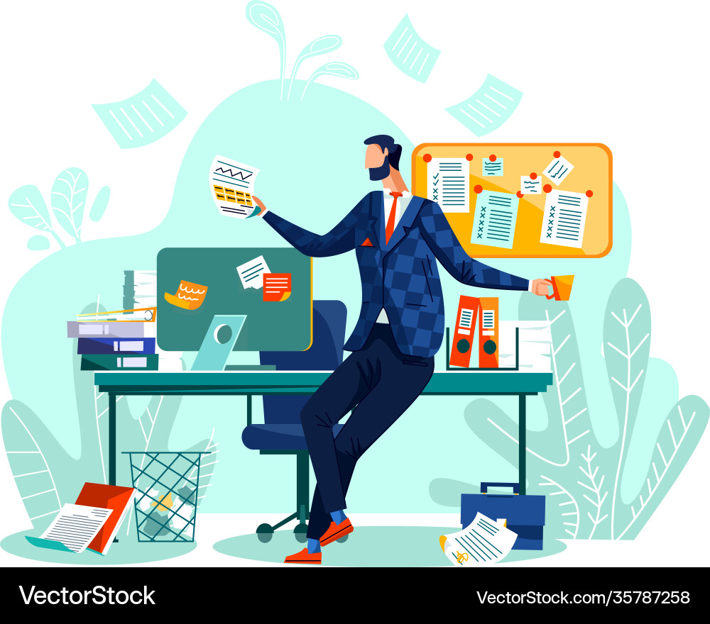 Deadline Zeitmanagement Geschäftskonzept Deadline Zeitmanagement Geschäftskonzept vektorbild