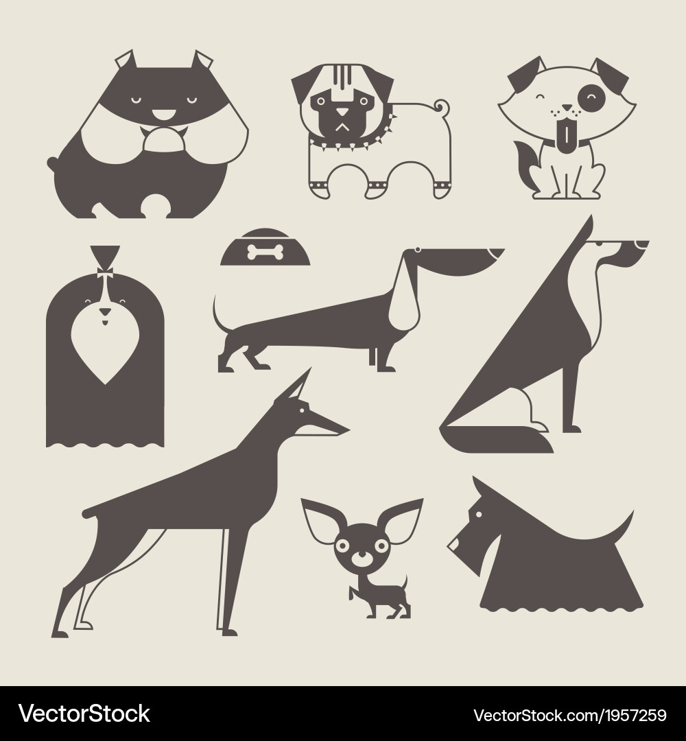 Dog Vectordraw Dog Royalty Free Vector Image - VectorStock