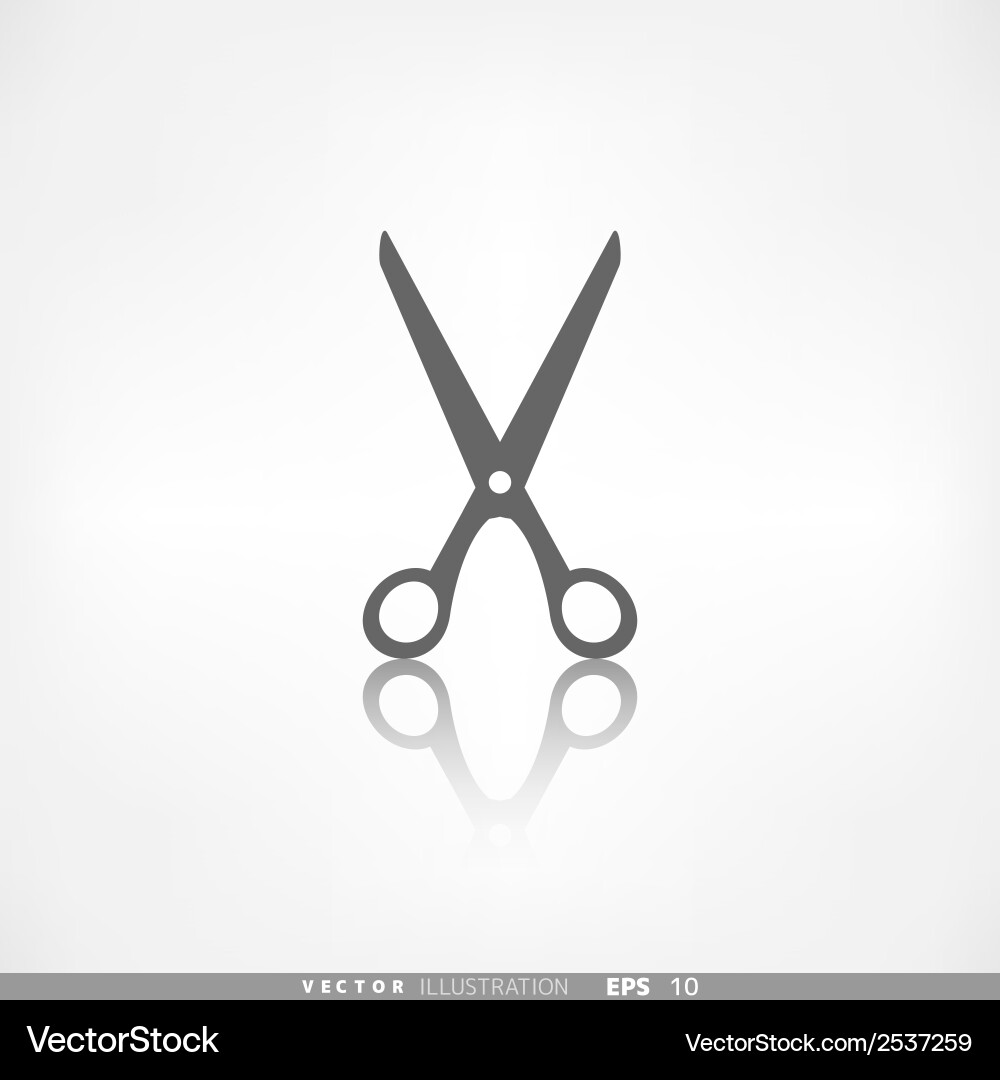 Scheren Icon Lizenzfreies Vektorbild - VectorStock