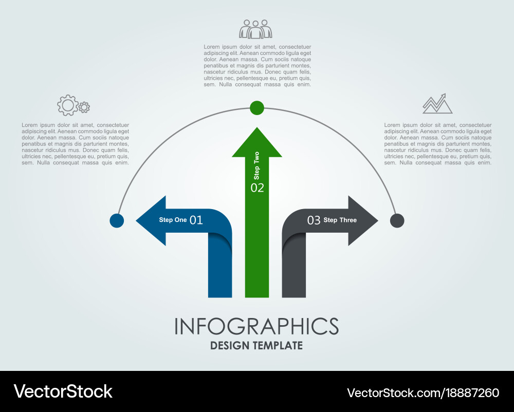 Workflow Infographic Template vector image