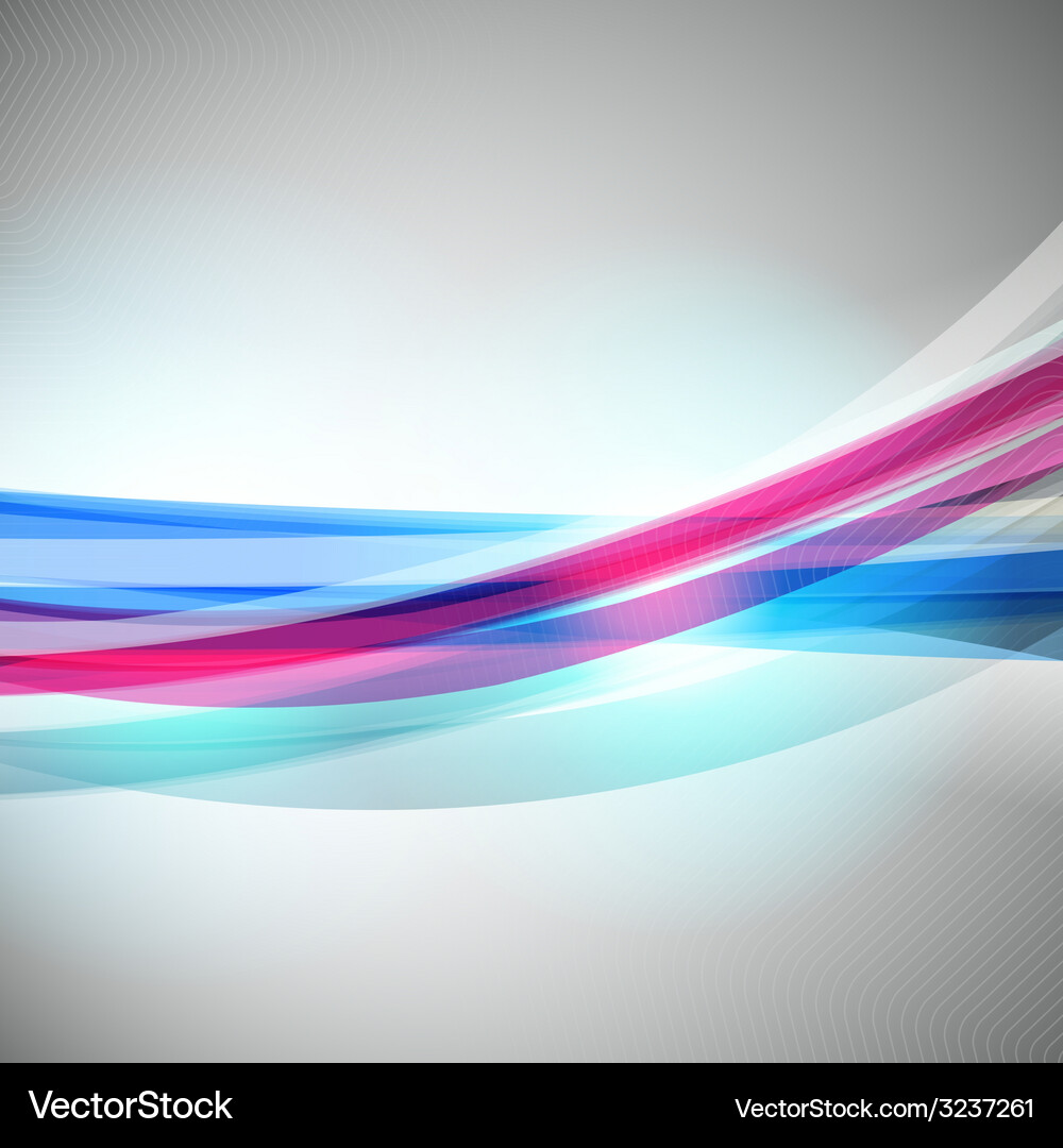 Abstract colorful wave background Vector Image