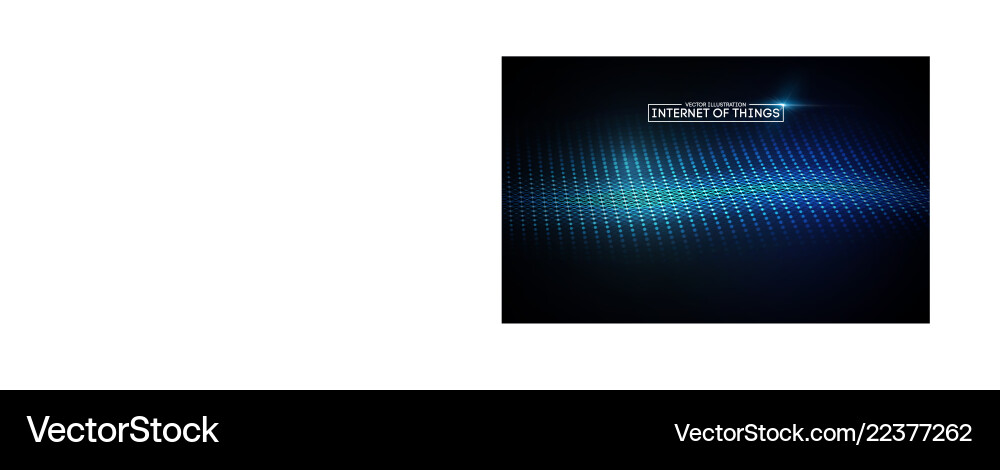 Internet of things background iot technology Vector Image