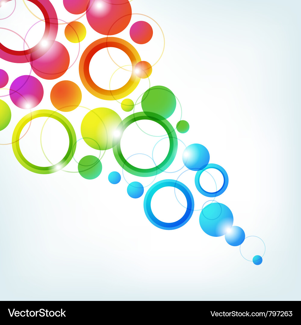 Abstract Bright Gradient Background Vector Image