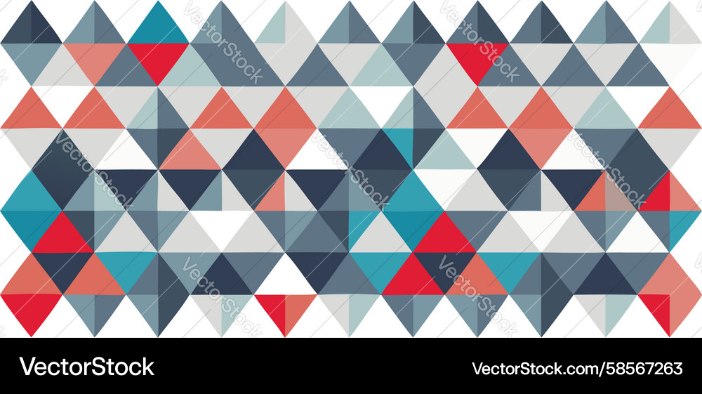 Dynamic Geometric Triangle Pattern Vector Image