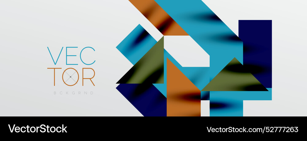 Dynamic lines and triangles Vector Image