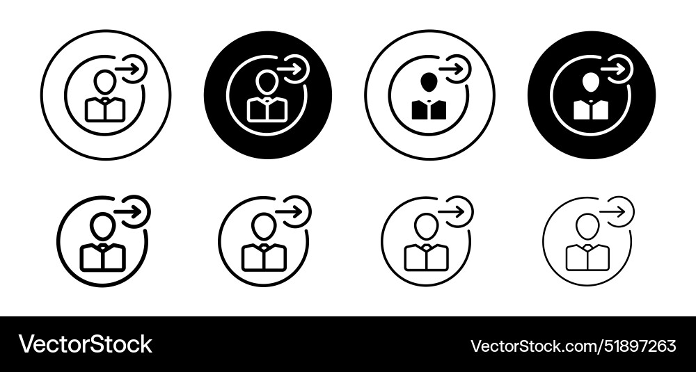 Login icon set collection for web Login icon set collection for web Vector Image