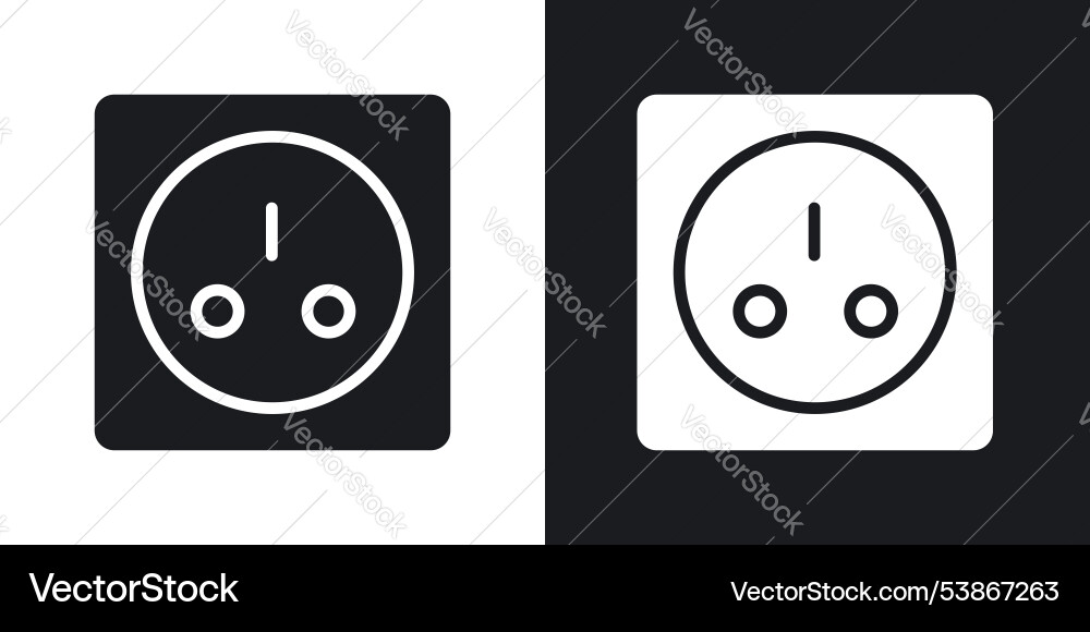 Socket icon set Socket icon set vector image