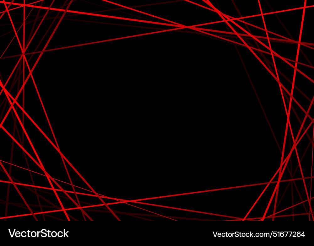 Abstract Red Line Background vector image