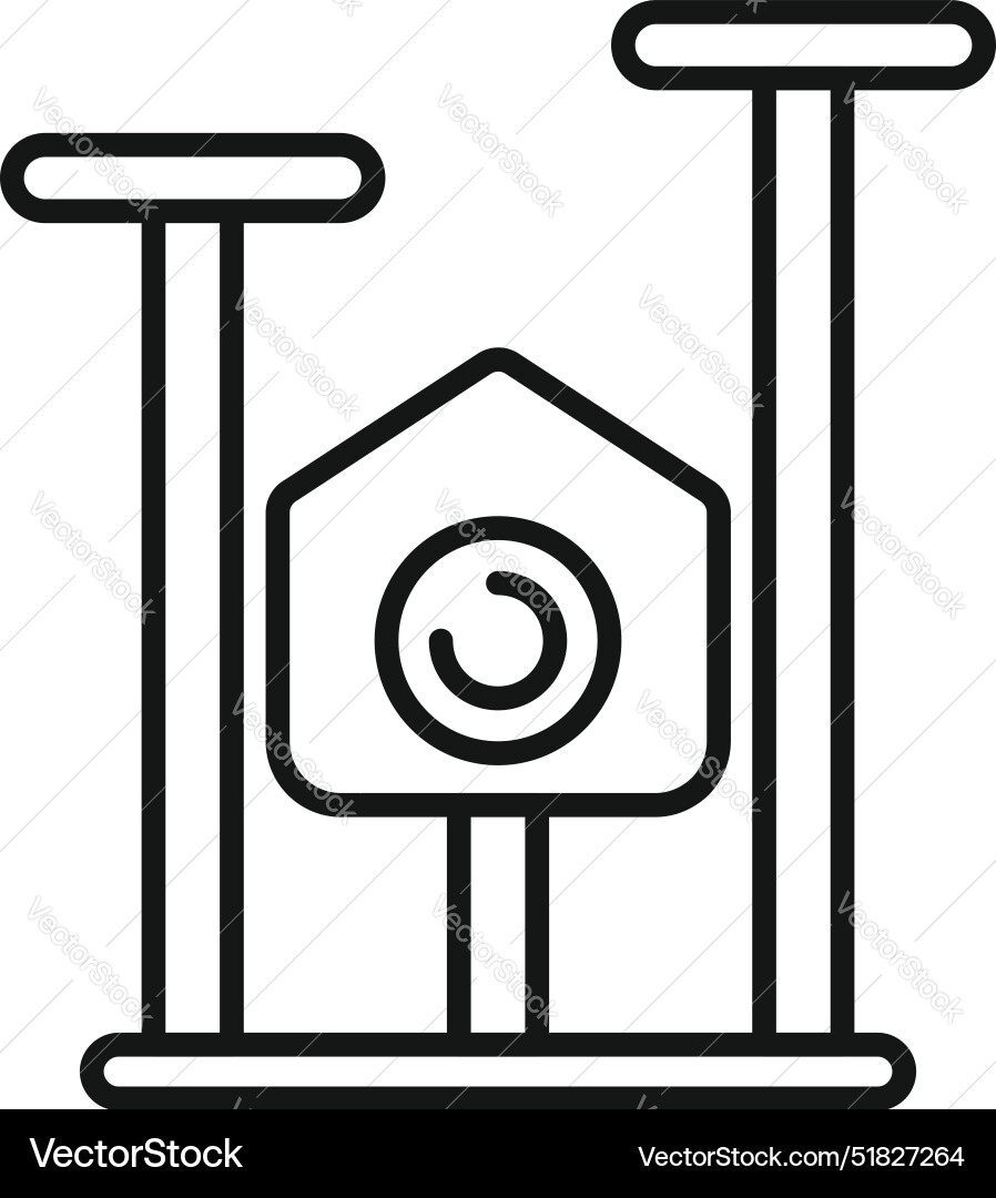 Cat tree with scratching posts being assembled Cat tree with scratching posts being assembled Vector Image
