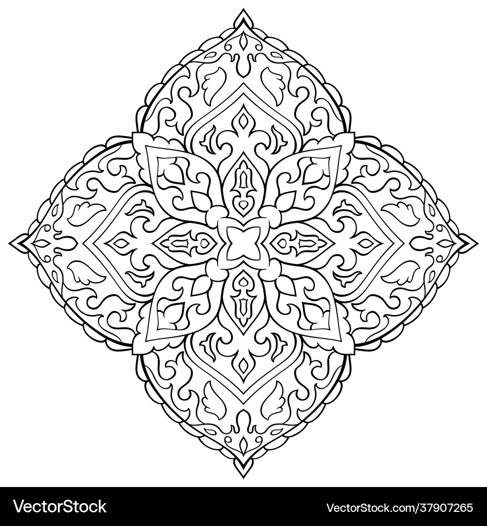 Abstract medallion for design Abstract medallion for design vector image