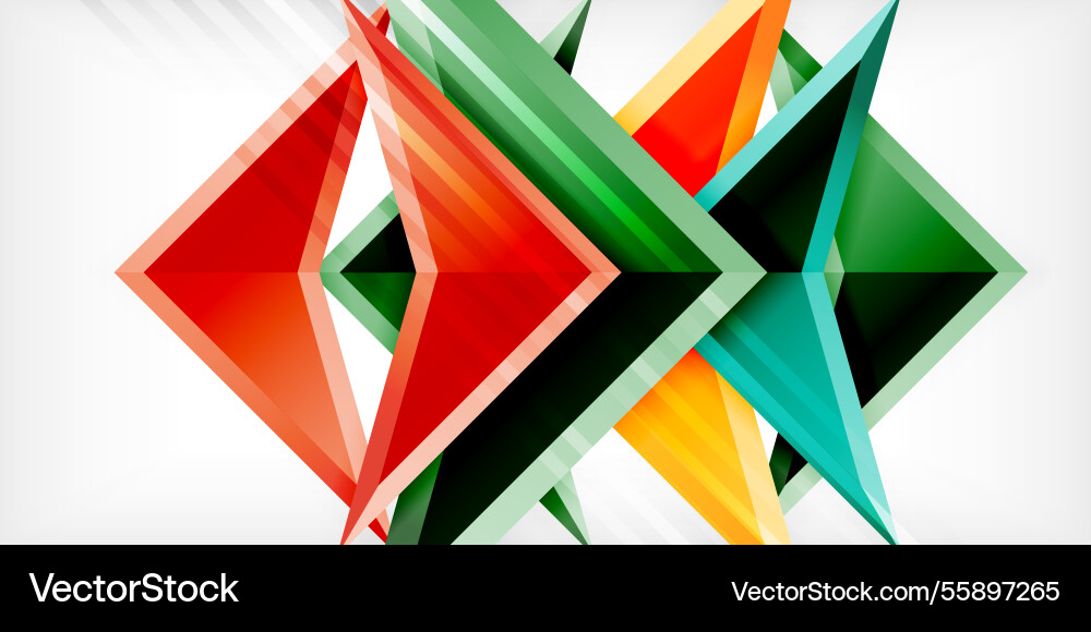 Arrows with 3d effect abstract background Arrows with 3d effect abstract background vector image