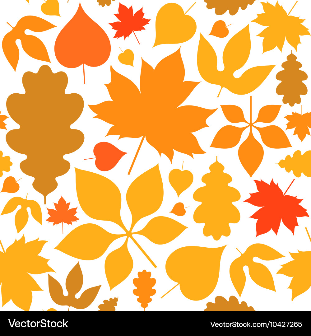 Autumn seamless pattern Royalty Free Vector Image