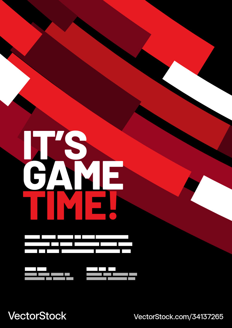 Layout design template with abstract dynamic vector image