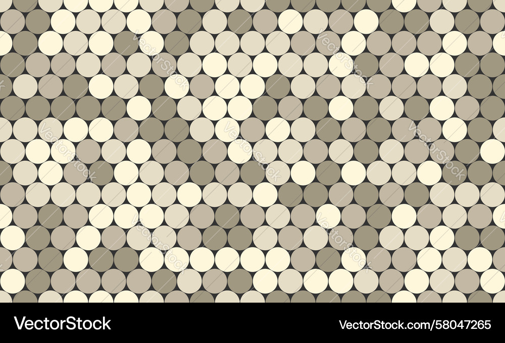 Neutral Circle Pattern - Subtle Texture Vector Image