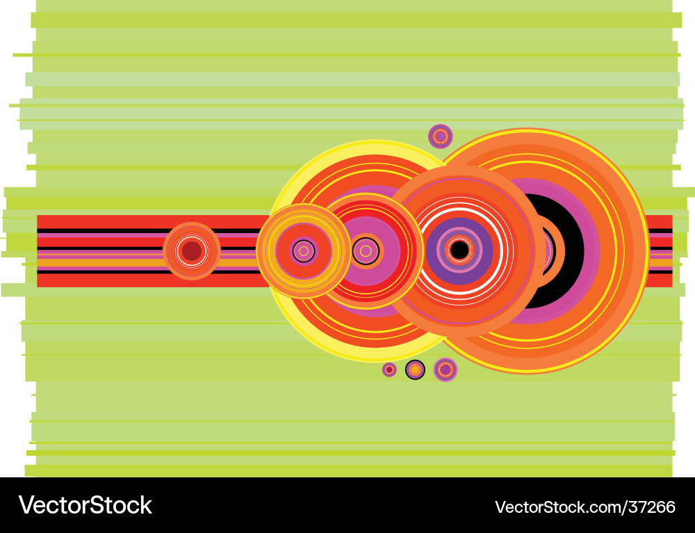 Circular Stripe Pattern Vector Image