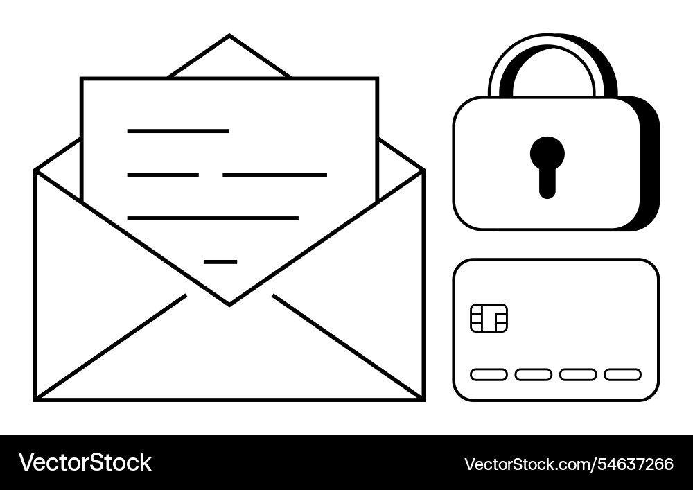 Secured communication objects representing data Secured communication objects representing data vector image