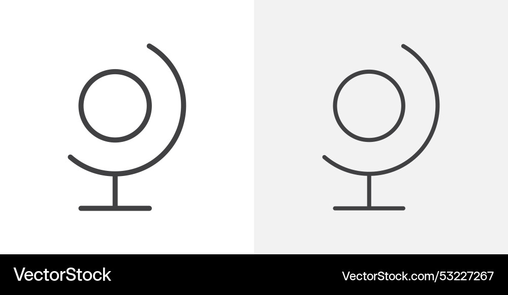 Globe icon flat and simple set design Globe icon flat and simple set design vector image